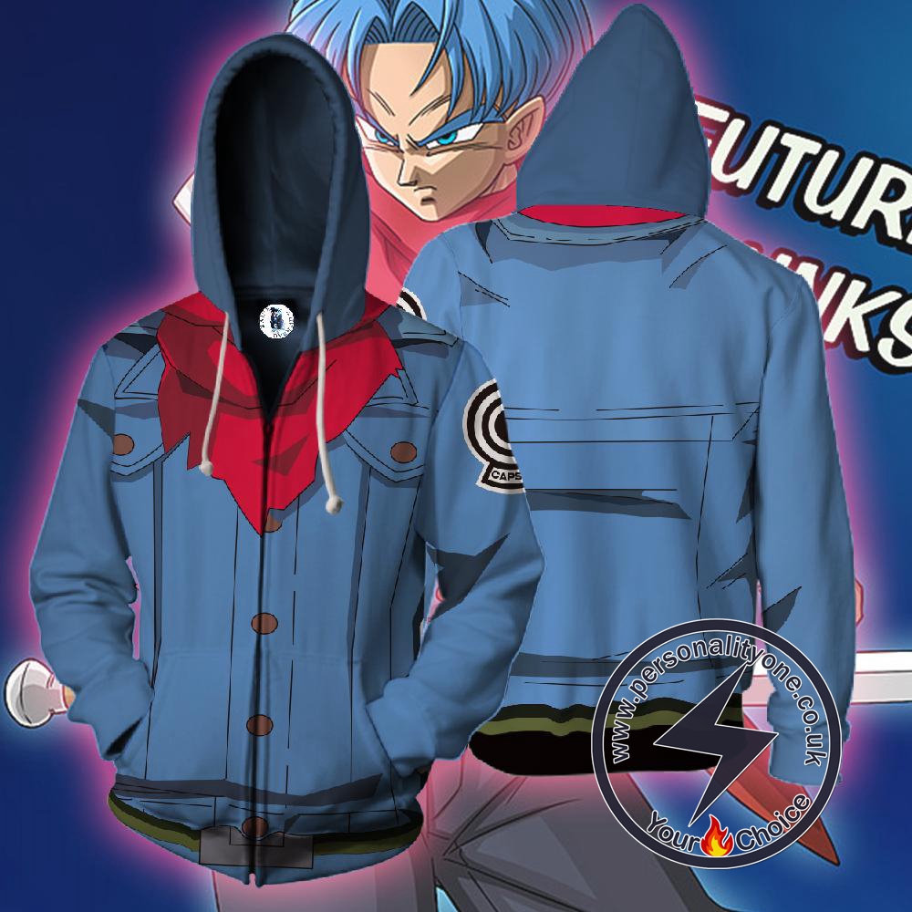 Dragon Ball Trunks 2 Zip Up Hoodie Jacket